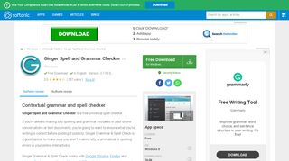 
                            6. Ginger Spell and Grammar Checker - Download