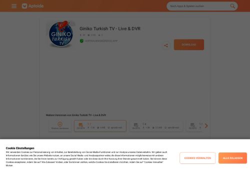 
                            10. Giniko Turkish TV - Live & DVR 1.6 Laden Sie APK für Android ...