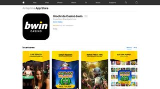 
                            8. Giochi da Casinò bwin su App Store - iTunes - Apple