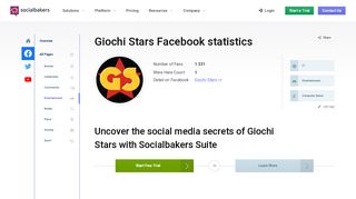 
                            7. Giochi Stars | Detailed statistics of Facebook page | Socialbakers