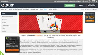 
                            1. Gioco d`abilità Burraco | SNAI