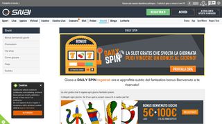 
                            1. Gioco d`abilità Daily Spin | SNAI