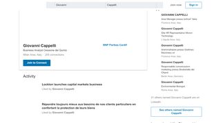 
                            12. Giovanni Cappelli - Business Analyst Cessione del Quinto - BNP ...