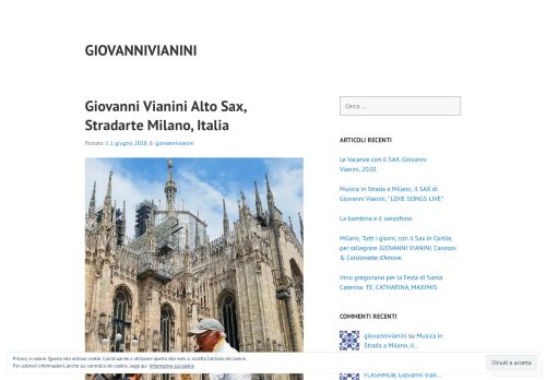 
                            12. Giovanni Vianini Alto Sax, Stradarte Milano, Italia – giovannivianini
