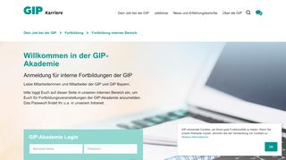 
                            2. GIP-Akademie: Interner Bereich - GIP Intensivpflege