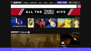 
                            6. GIPHY | Search All the GIFs & Make Your Own Animated GIF