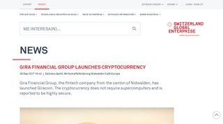 
                            10. Gira Financial Group launches cryptocurrency | S-GE
