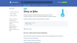 
                            3. Giriş ve Şifre | Facebook Yardım Merkezi | Facebook