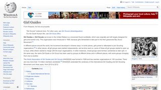
                            7. Girl Guides - Wikipedia