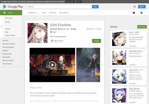 
                            8. Girls' Frontline – Apps bei Google Play
