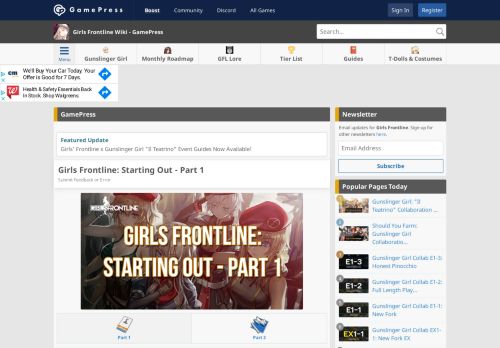 
                            11. Girls Frontline: Starting Out - Part 1 | Girls Frontline GamePress