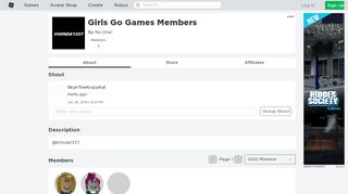 
                            8. Girls Go Games Members - Roblox