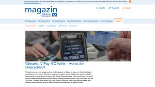 
                            6. Girocard, V-Pay, EC-Karte – wo ist der Unterschied? - Magazin ...