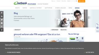 
                            1. girocard verloren oder PIN vergessen? Das ist zu tun. | netbank