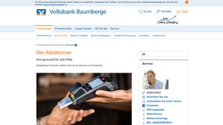 
                            9. girocard - Volksbank Baumberge