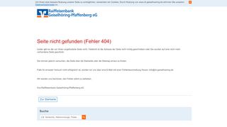 
                            4. Girokonto Internet - Raiffeisenbank Geiselhöring-Pfaffenberg eG