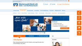 
                            7. Girokonto junge Kunden - Westerwald Bank eG, Volks- und ...
