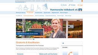 
                            13. Girokonto Kreditkarten - Pommersche Volksbank eG