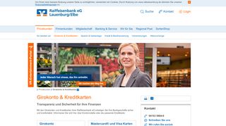 
                            7. Girokonto Kreditkarten - Raiffeisenbank eG Lauenburg/Elbe