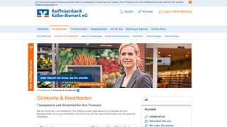 
                            8. Girokonto Kreditkarten - Raiffeisenbank Kalbe-Bismark eG