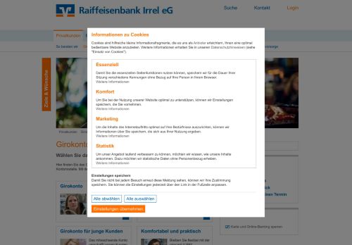 
                            11. Girokonto - Raiffeisenbank Irrel eG