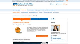 
                            6. Girokonto VR-Online - Volksbank Ruhr Mitte
