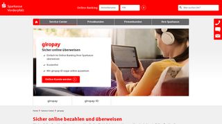 
                            10. giropay - Sicher online überweisen - Sparkasse Vorderpfalz