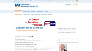 
                            13. giropay - Volksbank Winsener Marsch