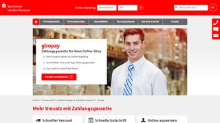 
                            13. giropay - Zahlungsgarantie für Ihren Online-Shop - Sparkasse Uecker ...