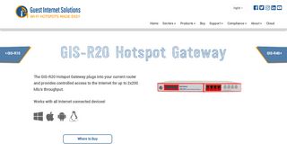 
                            2. GIS-R20 - Guest Internet Hotspot