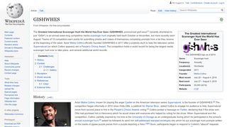 
                            9. GISHWHES - Wikipedia