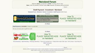 
                            1. Gist8 Payment - Investment - Nigeria - Nairaland Forum