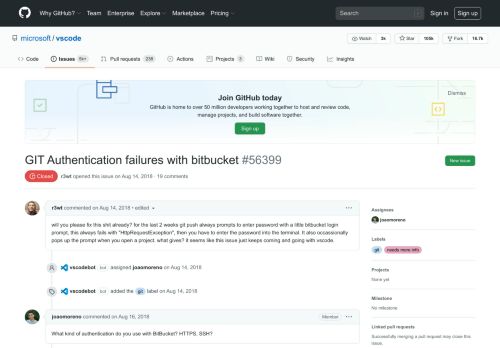 
                            12. GIT Authentication failures with bitbucket · Issue #56399 · Microsoft ...