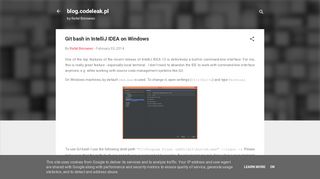 
                            8. Git bash in IntelliJ IDEA on Windows ~ Codeleak.pl