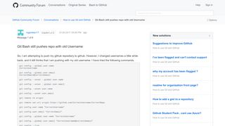 
                            8. Git Bash still pushes repo with old Username - GitHub Community Forum