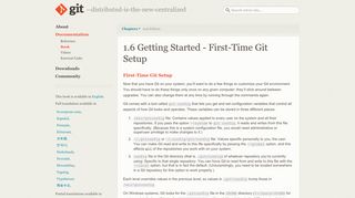 
                            4. Git - First-Time Git Setup