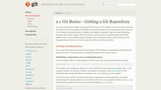 
                            3. Git - Getting a Git Repository