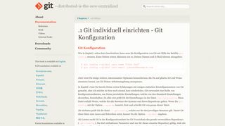 
                            5. Git - Git Konfiguration