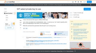 
                            6. GIT select private key to use - Stack Overflow
