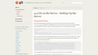 
                            4. Git - Setting Up the Server