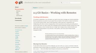 
                            5. Git - Working with Remotes