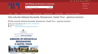 
                            12. Gita culturale Abbazia Novacella, Bressanone, Castel Thun - apertura ...