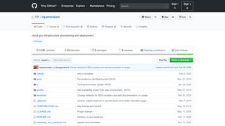 
                            11. GitHub - 18F/cg-provision: cloud.gov infrastructure ...