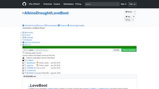 
                            12. GitHub - AlbinoDrought/LoveBoot: Automatic LoveBeat Player