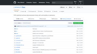 
                            10. GitHub - alchemy-fr/Zippy: PHP zip/tar/bz2 archives (de ...