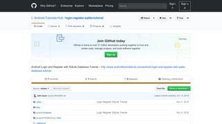 
                            10. GitHub - Android-Tutorials-Hub/login-register-sqlite-tutorial: Android ...