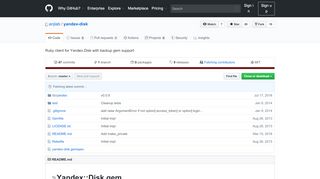 
                            9. GitHub - anjlab/yandex-disk: Ruby client for Yandex.Disk with ...