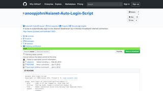 
                            10. GitHub - anoopjohn/Asianet-Auto-Login-Script: A script to ...