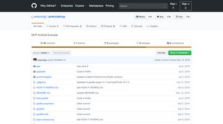 
                            4. GitHub - antoniolg/androidmvp: MVP Android Example