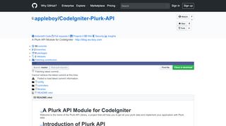 
                            7. GitHub - appleboy/CodeIgniter-Plurk-API: A Plurk API Module for ...